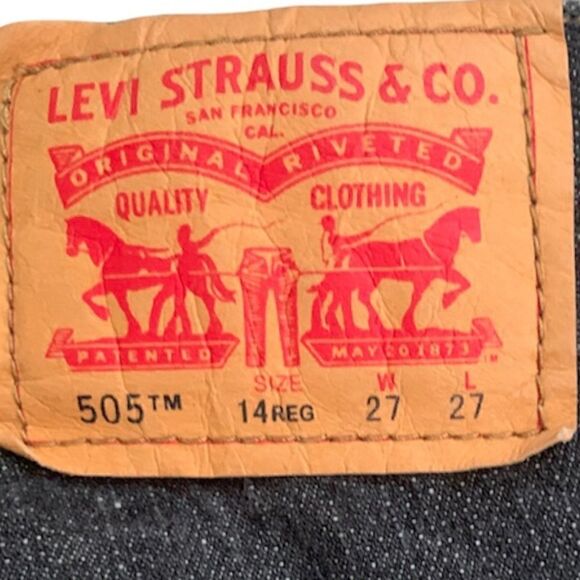 Levi’s 505 Gray Wash Red Tab Jeans Size 14R/27 - Picture 11 of 11